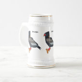 Bateleur Eagle illustration Bierpul (Voorkant links)