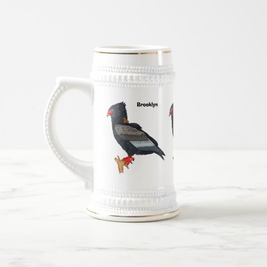 Bateleur Eagle illustration Bierpul (Links)