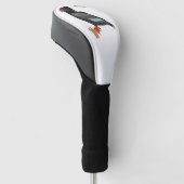 Bateleur Eagle illustration Golfheadcover (Schuin)