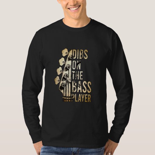 Baten op de bassin gitaar musicus 2 t-shirt (Voorkant)