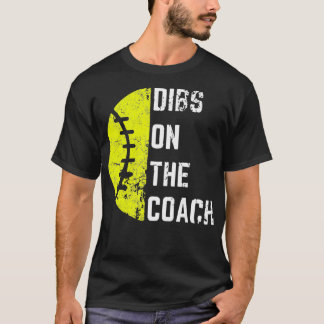 Baten op de coach Funny Softball Wife - Baseball C T-shirt
