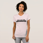 Baten op het drummer roze T-Shirt (Voorkant volledig)