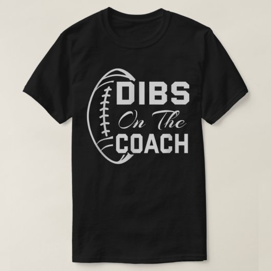 Baten op het Football Coach Funny  coaching T-shirt (Design voorkant)