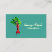 Baten van groenten visitekaartje (Voorkant)