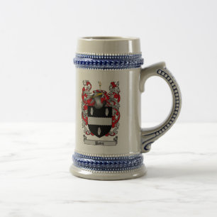 Bates Coat of Arms Stein / Bates Family Crest Bierpul