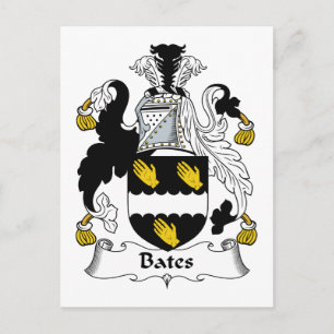 Bates Family Crest Briefkaart