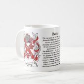 Bates Family Crest Mok (Voorkant links)