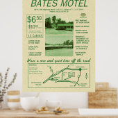 Bates Motel Advertisement Poster (Keuken)