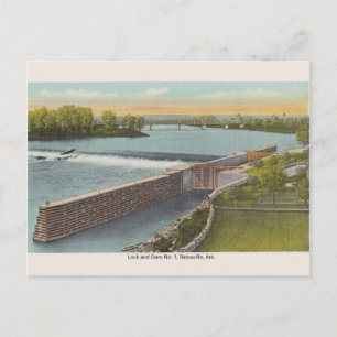 Batesville Arkansas Lock en Dam Briefkaart
