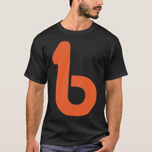 BateWorld Logo Oranje Klassieke T-Shirt (Voorkant)