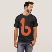 BateWorld Logo Oranje Klassieke T-Shirt (Voorkant volledig)