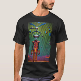 Batferatu en jongen op planeet Vampiranus Ken Gage T-shirt