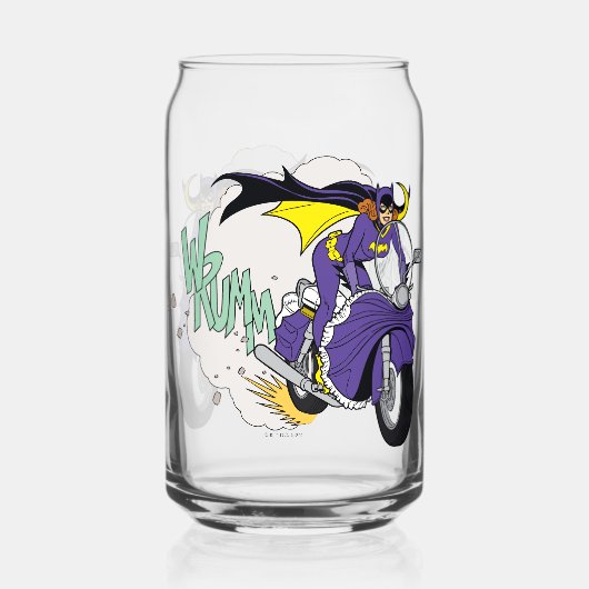 Batgirl cyclus blikvorm glas (Achterkant)
