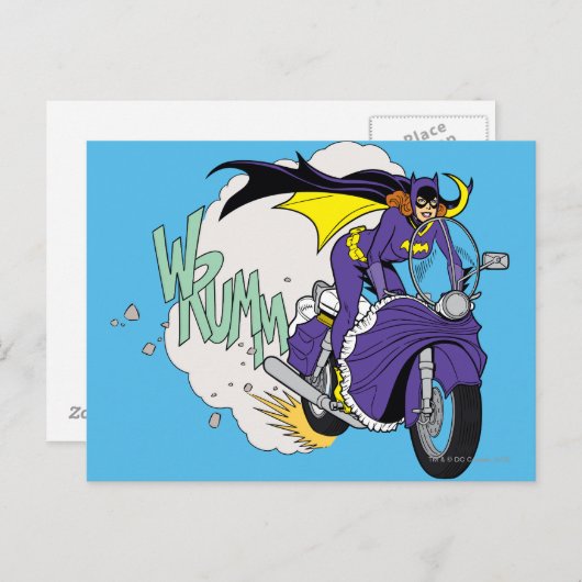 Batgirl cyclus briefkaart (Voorkant / Achterkant)