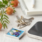 Batgirl cyclus sleutelhanger (Zijkant)