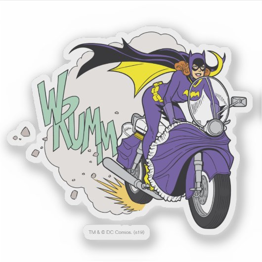 Batgirl cyclus sticker (Voorkant)