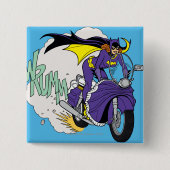 Batgirl cyclus vierkante button 5,1 cm (Voorkant)