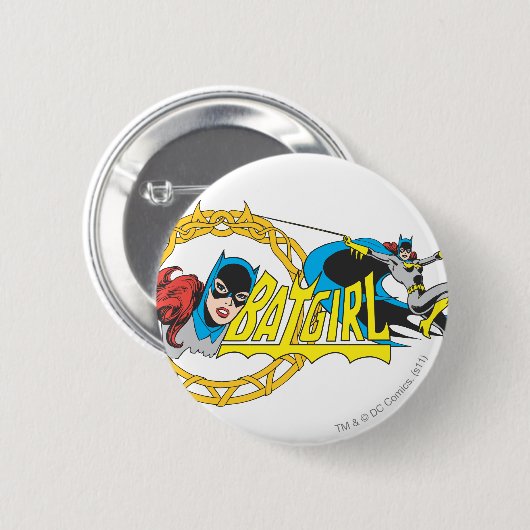 Batgirl display ronde button 5,7 cm (Voorkant /achterkant)
