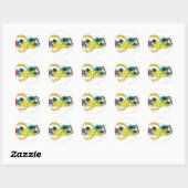 Batgirl display ronde sticker (Vel)
