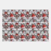 BATGIRL HALLOWEEN COFFINS VAN ZWARTE GRIJS INPAKPAPIER VEL (Voorkant 2)