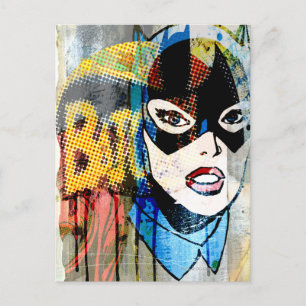 Batgirl Head Briefkaart