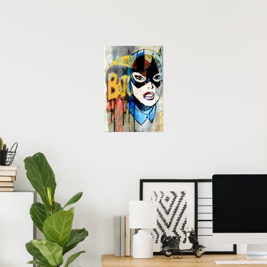 Batgirl Head Poster (Thuiskantoor)