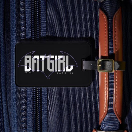Batgirl Hi-Tech Naam Graphic Bagagelabel (Voorkant Insitu 4)
