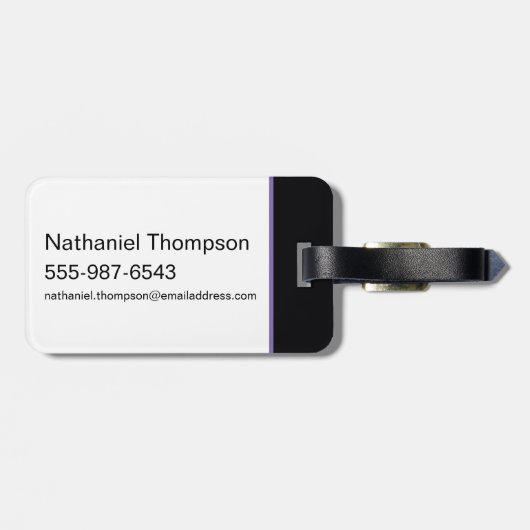 Batgirl Hi-Tech Naam Graphic Bagagelabel (Achterkant horizontaal)