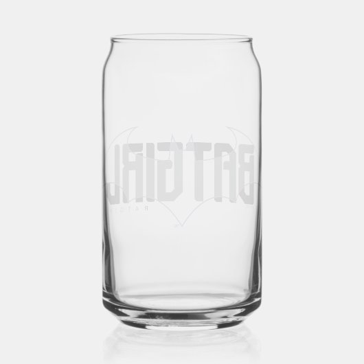 Batgirl Hi-Tech Naam Graphic Blikvorm Glas (Achterkant)