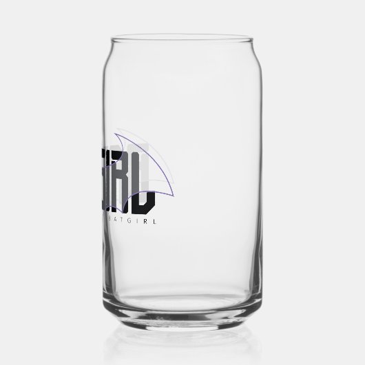 Batgirl Hi-Tech Naam Graphic Blikvorm Glas (Links)