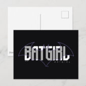 Batgirl Hi-Tech Naam Graphic Briefkaart (Voorkant / Achterkant)