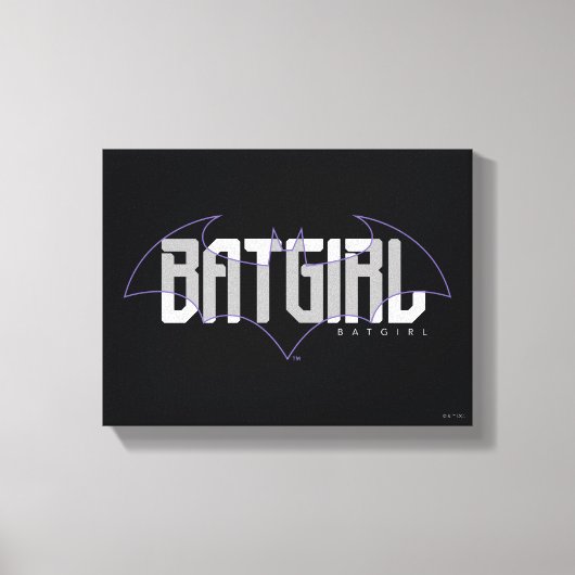 Batgirl Hi-Tech Naam Graphic Canvas Afdruk (Voorkant)