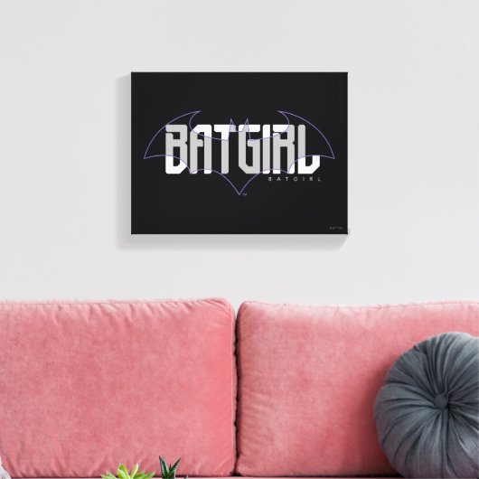 Batgirl Hi-Tech Naam Graphic Canvas Afdruk (Insitu (Woonkamer))