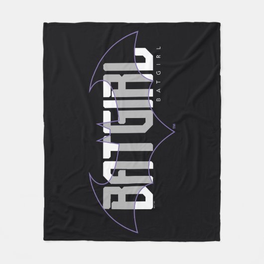 Batgirl Hi-Tech Naam Graphic Fleece Deken (Voorkant)