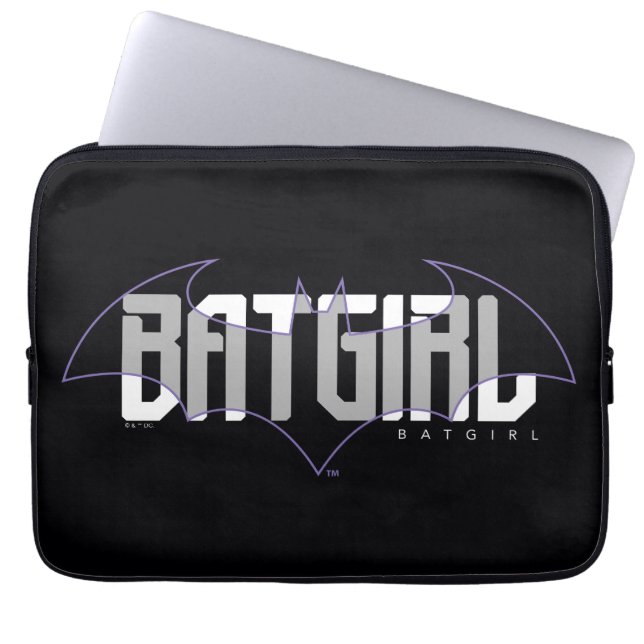 Batgirl Hi-Tech Naam Graphic Laptop Sleeve (Voorkant)