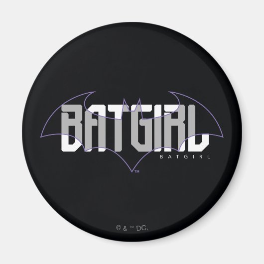 Batgirl Hi-Tech Naam Graphic Magneet (Voorkant)