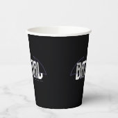 Batgirl Hi-Tech Naam Graphic Papieren Bekers (Links)