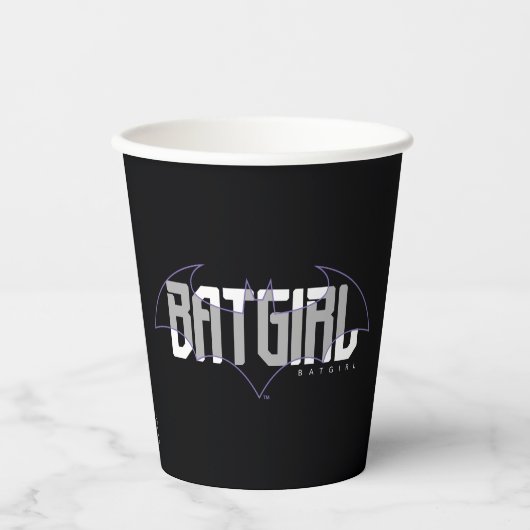 Batgirl Hi-Tech Naam Graphic Papieren Bekers (Voorkant)