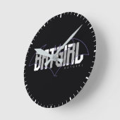 Batgirl Hi-Tech Naam Graphic Ronde Klok (Hoek)