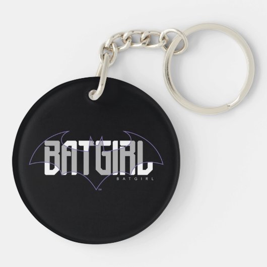 Batgirl Hi-Tech Naam Graphic Sleutelhanger (Achterkant)