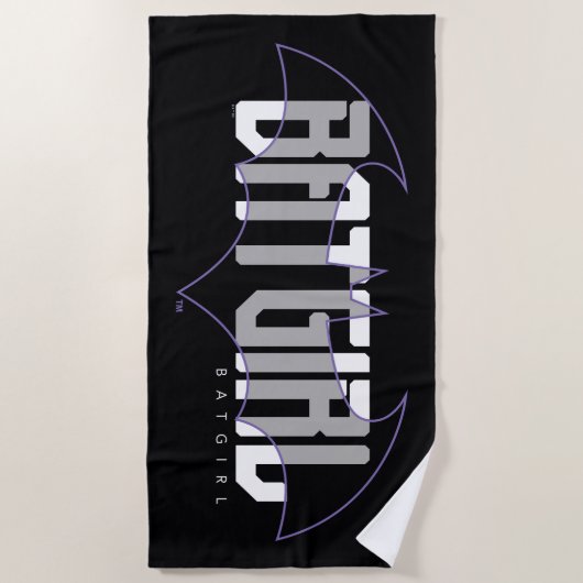 Batgirl Hi-Tech Naam Graphic Strandlaken (Voorkant)