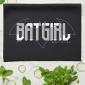 Batgirl Hi-Tech Naam Graphic Theedoek (Gevouwen)