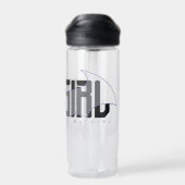 Batgirl Hi-Tech Naam Graphic Waterfles (Achterkant)