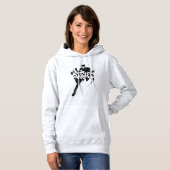Batgirl Ink Brush Naam Hoodie (Voorkant volledig)