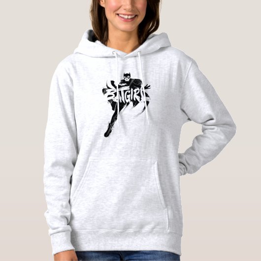 Batgirl Ink Brush Naam Hoodie (Voorkant)