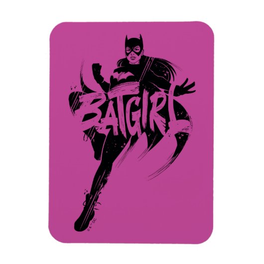 Batgirl Ink Brush Naam Magneet (Verticaal)