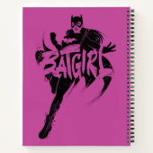Batgirl Ink Brush Naam Notitieboek (Achterkant)