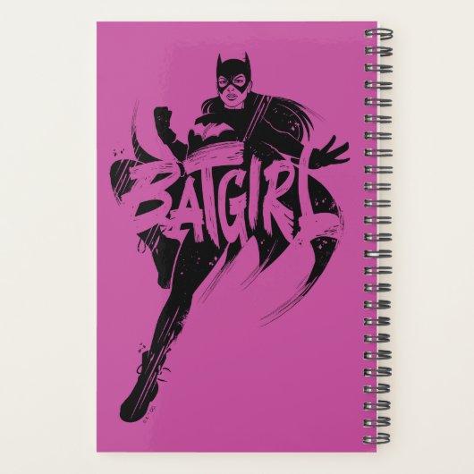 Batgirl Ink Brush Naam Planner (Achterkant)