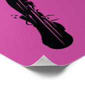 Batgirl Ink Brush Naam Poster (Hoek)