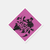 Batgirl Ink Brush Naam Servet (Hoek)